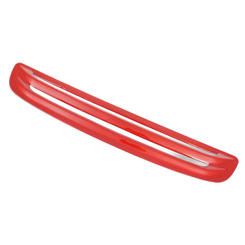1x For Civic Type R FL5 2023+ Carbon Fiber Red Hood Vent Air Scoop Trim Cover gallery