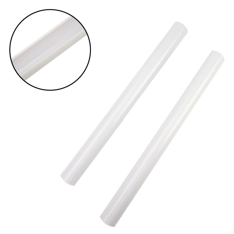 Front Grille Trim Strips ABS 34CM New Support 2*Grille Trim Strips V-Brace White