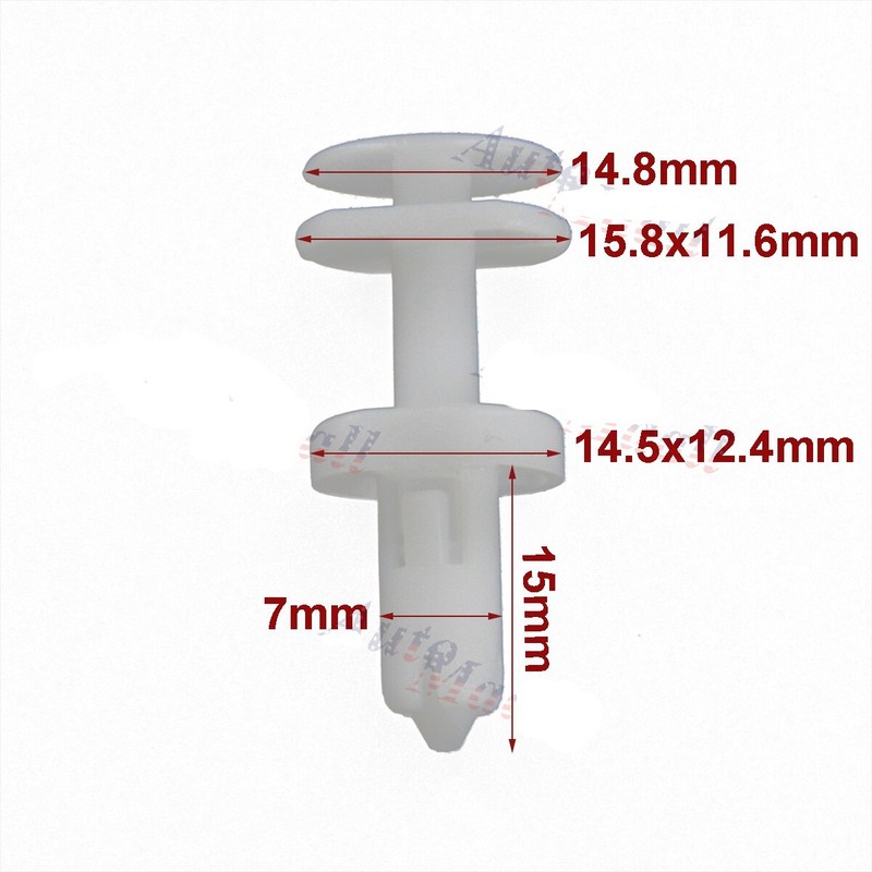 For GM 15960325 GMC & Chevrolet Chevy 50X Car Door Panel Retainer Clips Rivet gallery