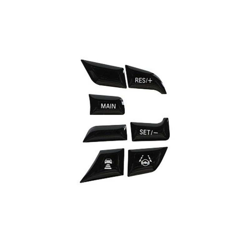 13pcs Black Steering Wheel Button Frame Trim For Honda Accord 10Th 2018-2021 gallery