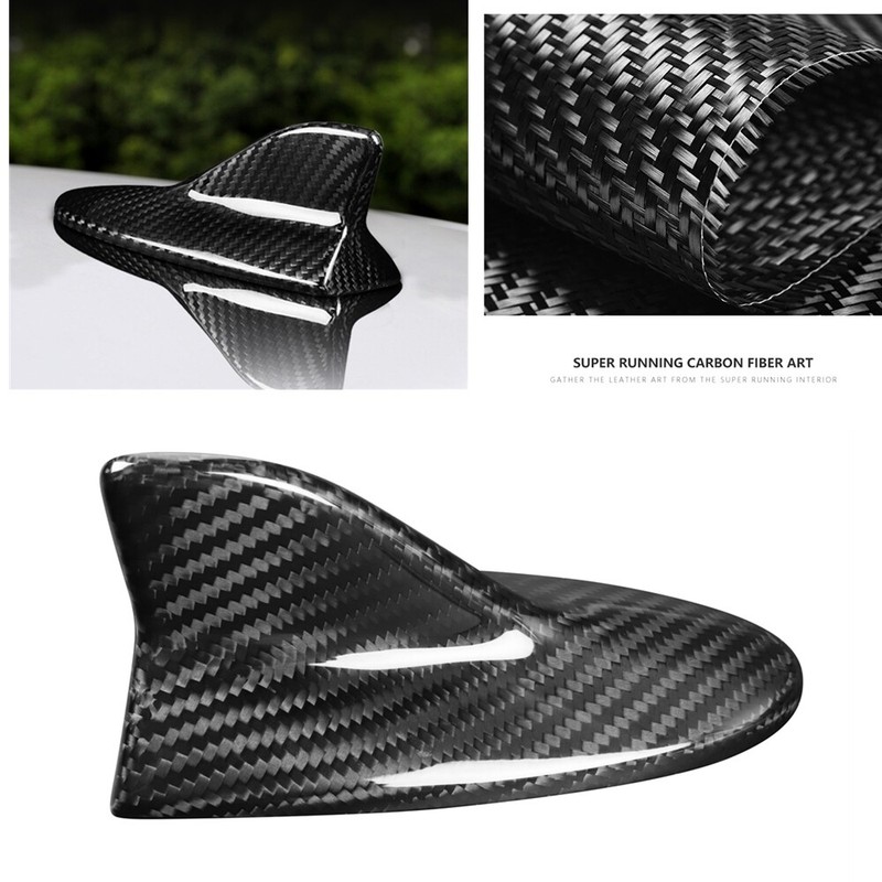 Roof Shark Fin Antenna Cover For Lexus IS250 ISF IS350 2008-2013 Carbon Fiber