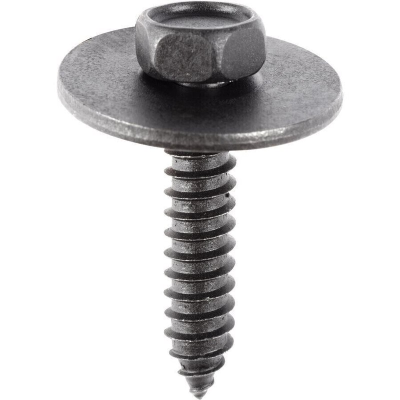 Tapping Screw, M6.3-1.81 x 30mm Hex Head SEMS 24mm Washer, A/AB Point (Qty: 25)
