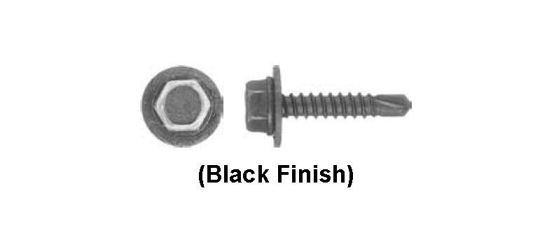 Teks Screws 7mm Indented Hex Head 12mm OD Loose Washer 4.2-1.41 x 20m GM 50/PK