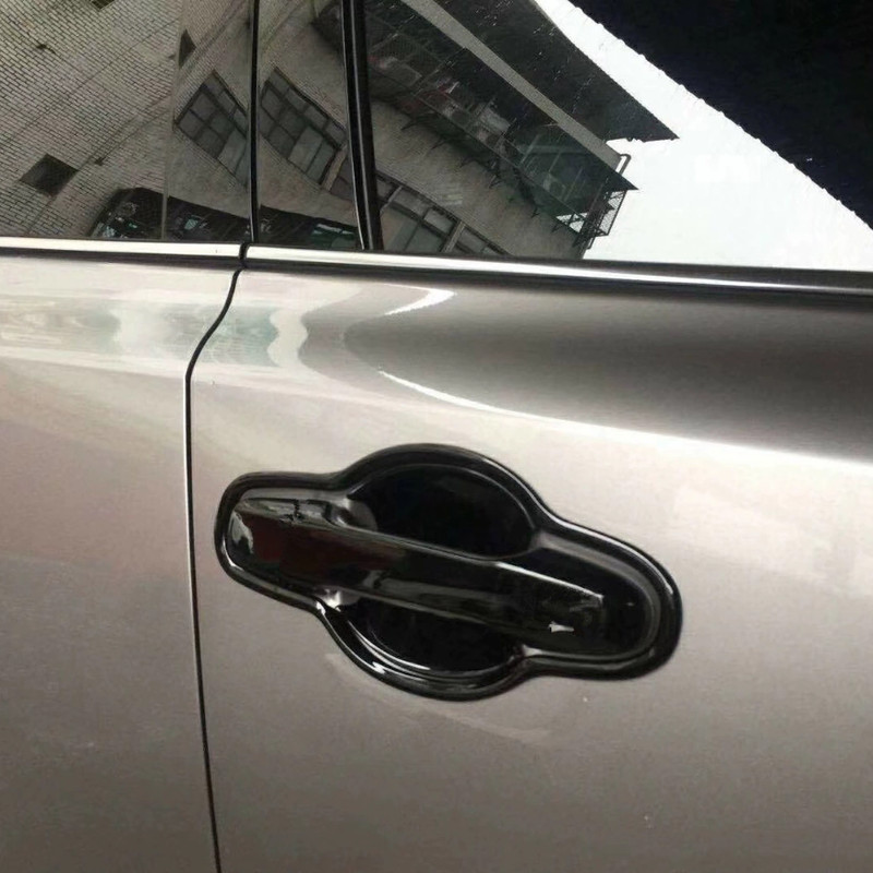 For Toyota Highlander 2020-2026 Bright black Car 4-Door Handle Bowl Cover Trim gallery