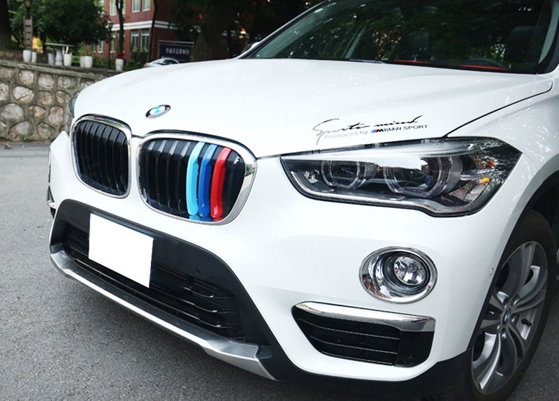 ///MSport 3-Color Grille Insert Trims For 16-19 BMW X1 Sport Center Kidney Grill gallery