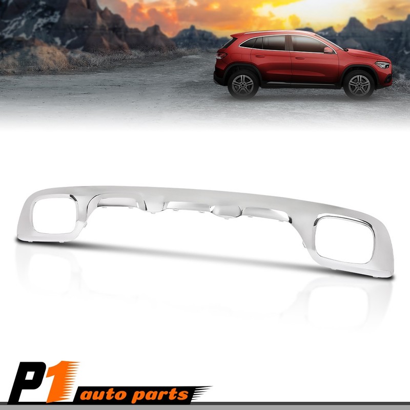 Fit For 18-20 Mercedes Benz GLA250 Rear Bumper Cover Molding Trim Lower Valance gallery