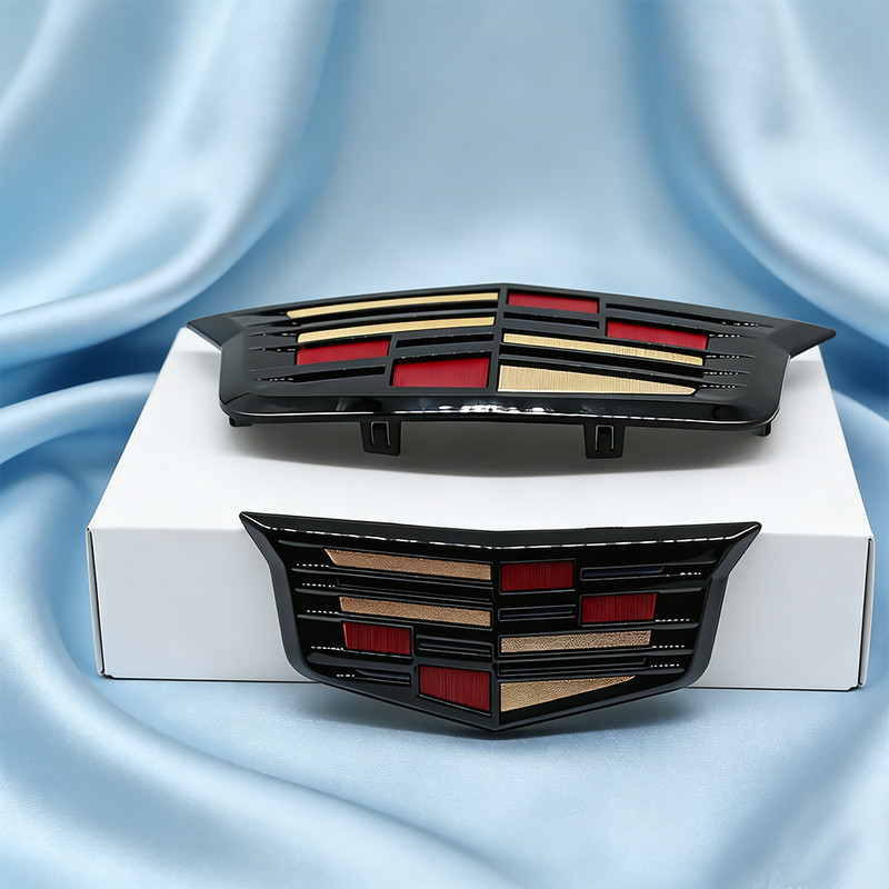 Clip-On Front Badge & Rear Sticker Emblem For 2015-2017 CT6 XT5 XTS ATS Trunk