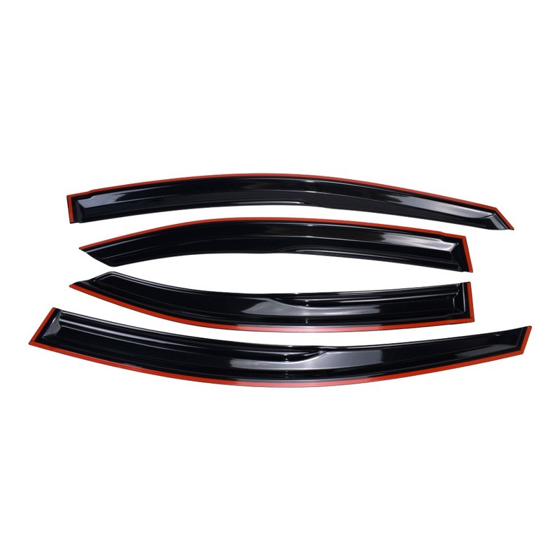 For 2022-2025 Subaru WRX VB Wavy M Style Window Visors Rain Guards New gallery