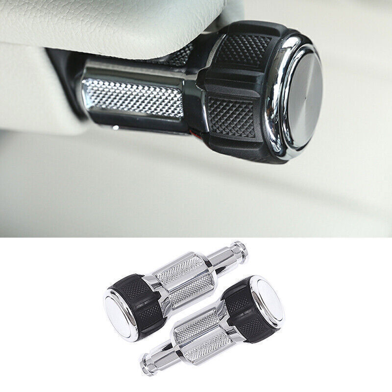 For Range Rover L405 2013-2020 Silver Zinc Alloy Central Seat Armrest Knob 2pcs gallery