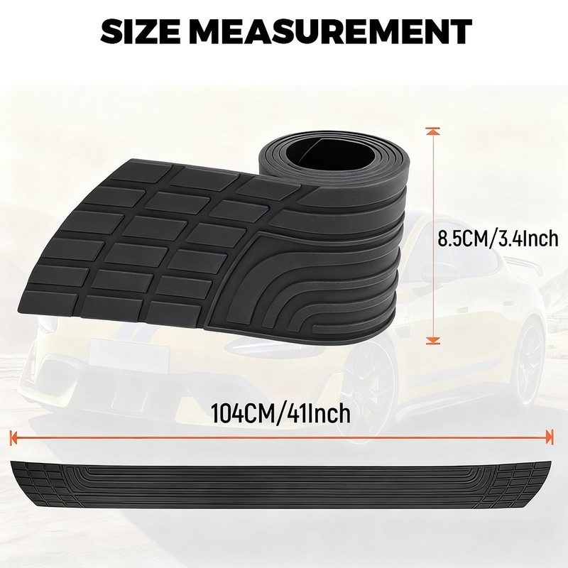 For Nissan Accessories Car Rubber Rear Bumper Trunk Guard Anti-Scratch Protector gallery
