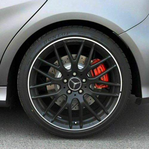 4 X 75mm Black Wheel Center Caps Fits For Mercedes~Benz A C E S SL SLK ML GL CLS gallery