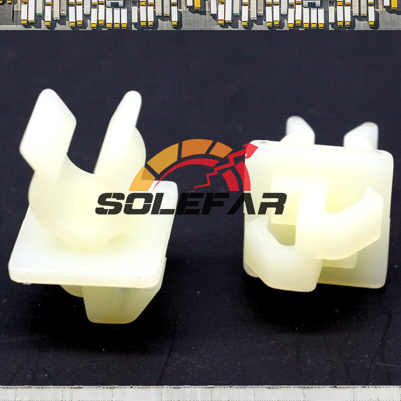 53452-90351 2PCS Hood Support Prop Rod Clip Holder 6mm & 7mm Rods For Toyota