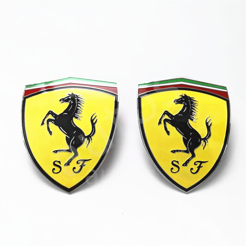 Fender Shield Emblem Fits Ferrari 430 458 488 599 812 California Roma Set