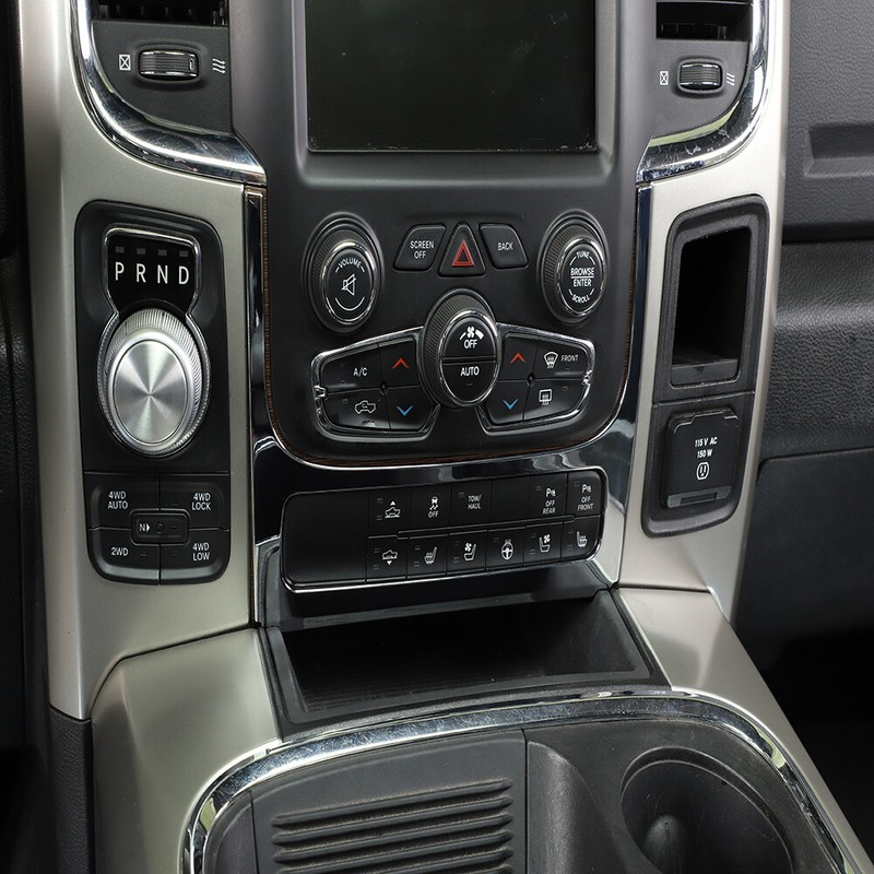 👍 Center Console Adjust Switch Cover Trim Frame For Dodge Ram 1500 10-17 Chrome gallery