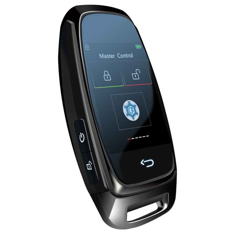 Smart Car Remote Key Window Lock LCD Screen Anti-glare Waterproof Zinc Alloy ABS