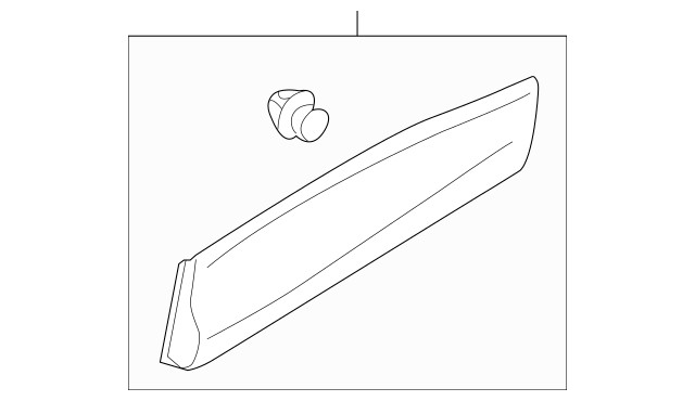 GENUINE MAZDA CX-5 2023-2025 REAR LOWER MOLDING (POLY GRAY) RH, KPG2-51-RCX-SY