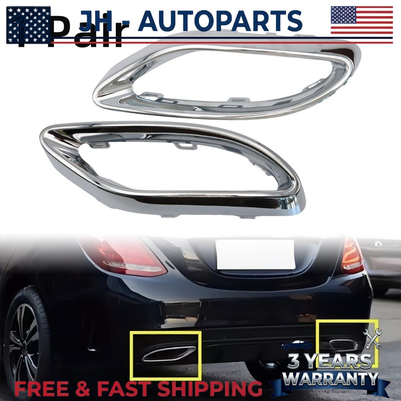 Fits For Mercedes-Benz A220 E350 E400 E450 E53 AMG Right+Left Rear Bumper Cover gallery