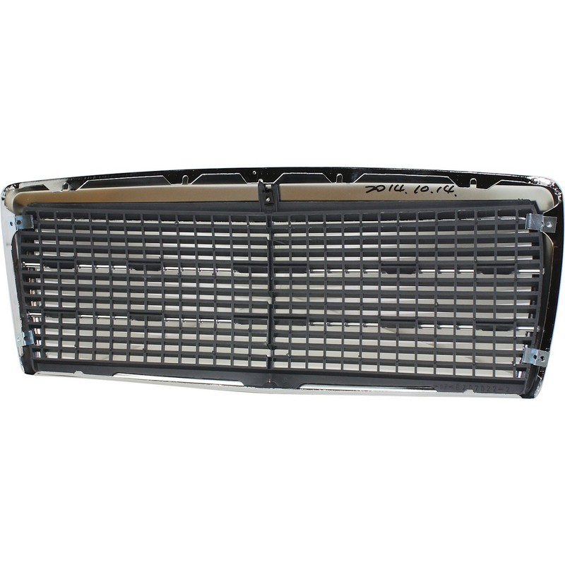Grille For 84-93 Mercedes Benz 190E 84-89 190D Chrome Shell w/ Primed Insert gallery