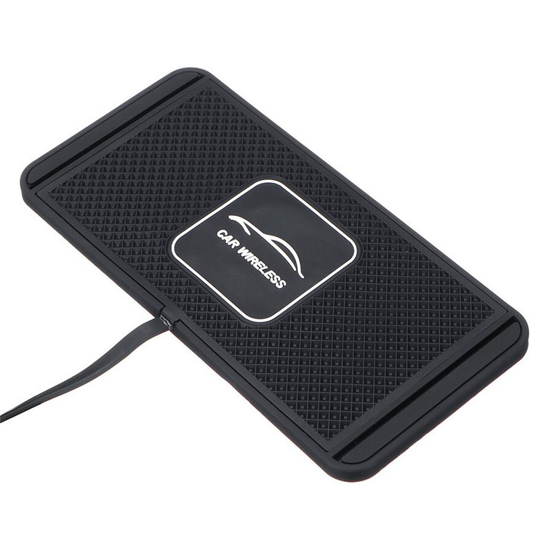 Wireless Phone Fast Charger Dashboard Mat Holder Stand Charging Car Accessories