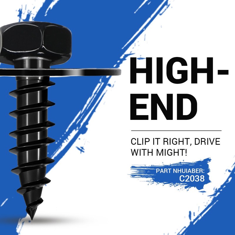 100PCS Retainer Clip Fastener - Compatible BMW 3 Series E90/E92/E93 & 1 Series gallery