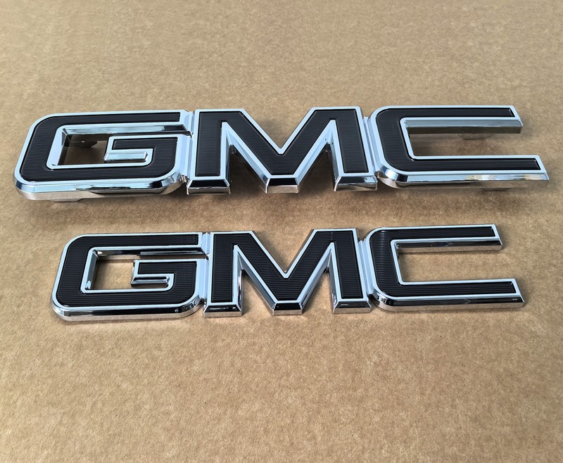 2014-2018 Kit OEM Grille & Rear GMC Emblem for Sierra 1500 2500HD 3500HD Chrome gallery