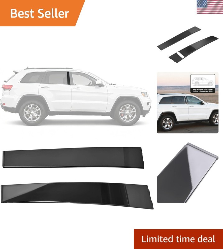 B Pillar Molding Panel Trim Compatible with 2011-2021 Jeep Grand Cherokee Rep…