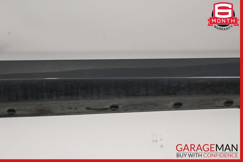 08-14 Mercedes W204 C300 Base Right Rocker Panel Side Skirt Molding Cover Gray gallery