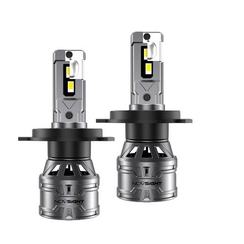 NOVSIGHT 2x H4 9003 LED Headlight Bulbs Kit High Low Beam 20000LM 500% Brightest gallery