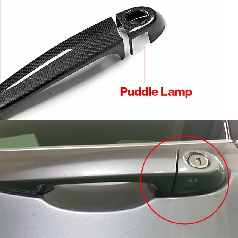 Carbon Fiber Car Door Handle Frame Trim For BMW F32 F33 F36 w/ Intelligent Key D gallery