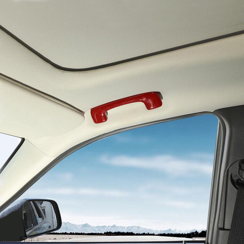 For 2011-2024 Dodge Durango ABS Red Inner Roof Grab Bar Handles Trim Decor Cover gallery
