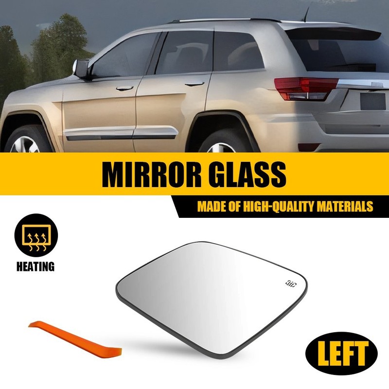 Mirror Glass Replacement Heated w/Backing LH RH Side For 2011-2022 Dodge Durango