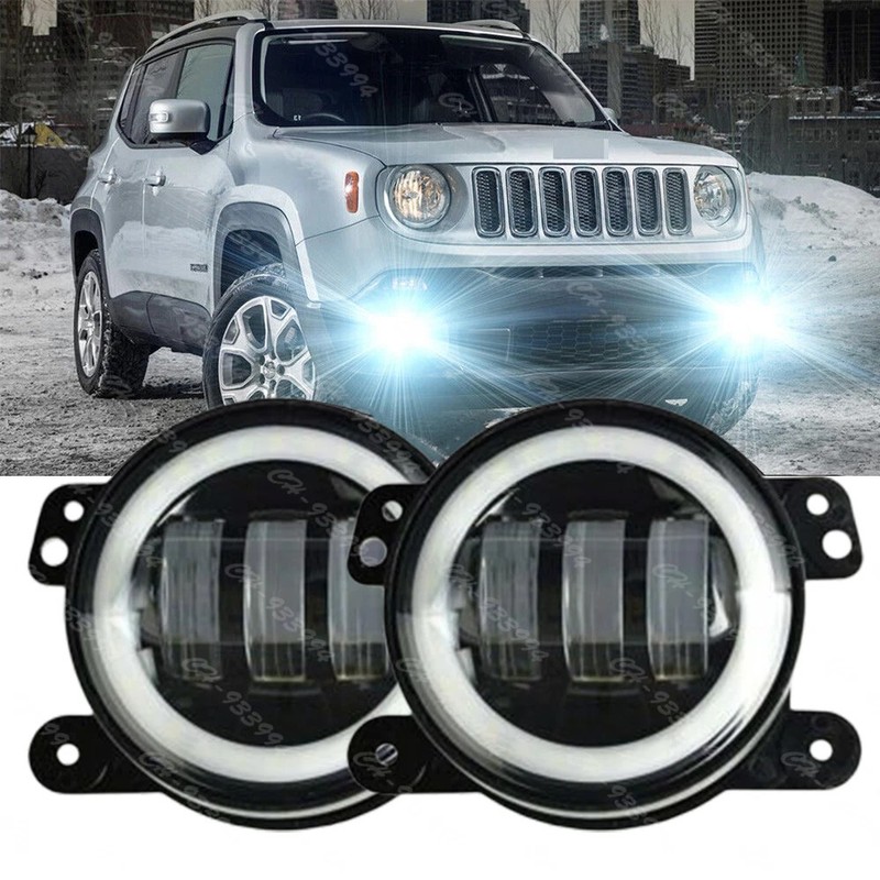 Pair Bumper LED Fog Lights Fit For Jeep Grand Cherokee 2011-2013