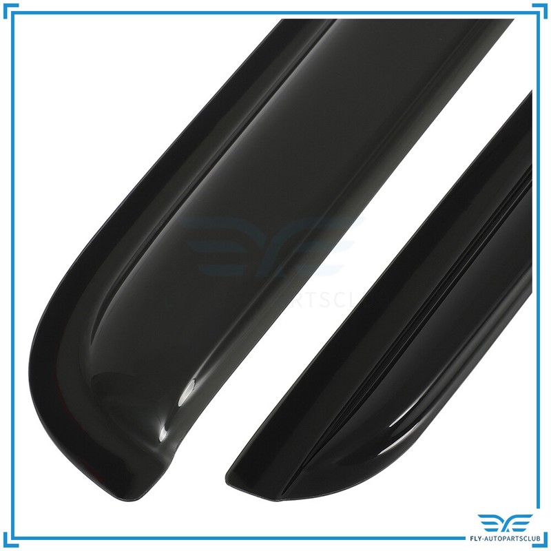 Window Visors Vent Rain Guards For 2007-2017 Jeep Wrangler Sport Utility 4-Door gallery