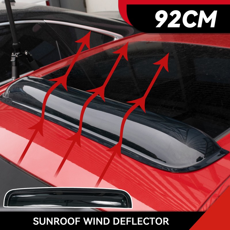 Top Wind/Rain Deflector Sunroof Sun/Moon Roof Visor For honda 92cm 36.2" gallery