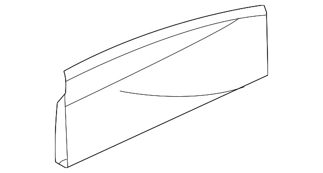 Genuine Volkswagen Lower Molding 11A-854-949-9B9