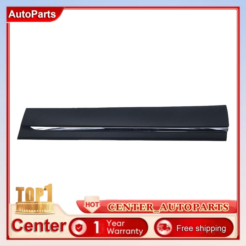 Fit 2019-2022 Honda Pilot Front Lower Door Molding Trim W/Chrome Molding Right