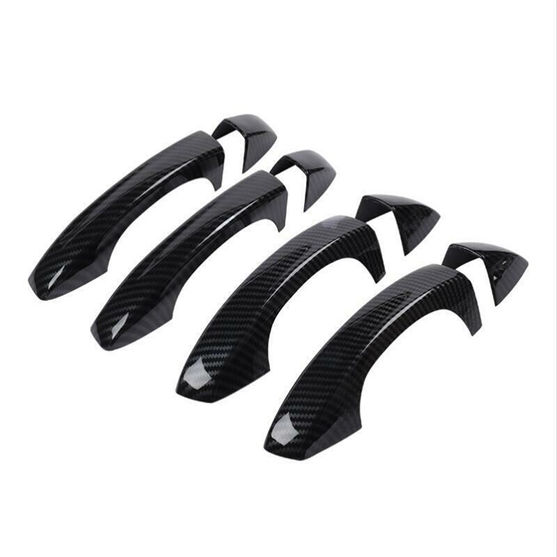 Carbon Fiber Side Exterior Door Handle Cover Trim For Audi Q3 2019-2023 8CPS gallery