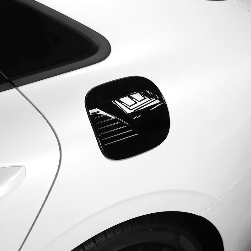 Gloss Black Fuel Filler Tank Cap Oil Gas Cover Trim For Kia K5 2025 Accessories