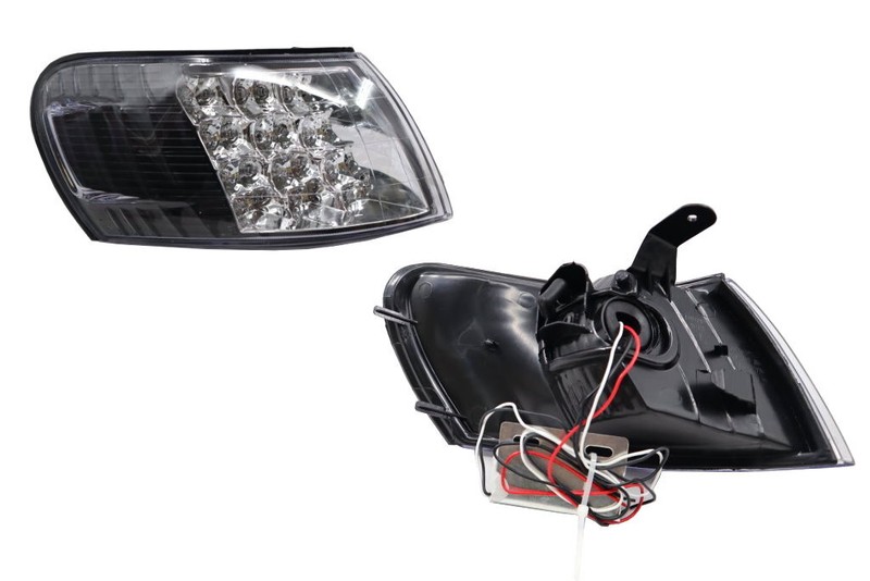 NEW LED CORNER LIGHTS Fit For TOYOTA COROLLA~1993-1997 AE100 AE101 JDM Black gallery