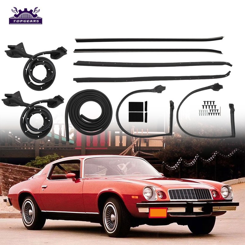 Suitable For Pontiac Firebird 1970-1981 Window Outer Pressure Strip+Seal 9pcs