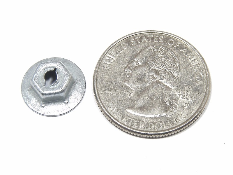 GM PAL Nuts- Emblem Trim Interior etc- Fits 1/8" Studs- 5/16" Hex- 25 nuts- #087 gallery