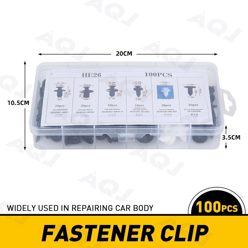 For Mazda Push Pin Rivet Bumper Door Trim Panel Retainer Clip Fastener 6 sizesc gallery