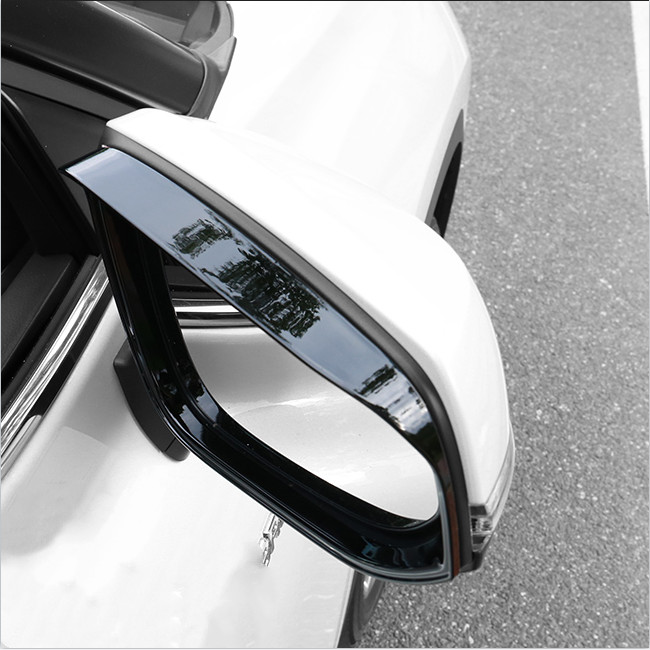 For Toyota RAV4 2019-2025 Bright black Mirror Rain Eyebrow Cover Trim gallery