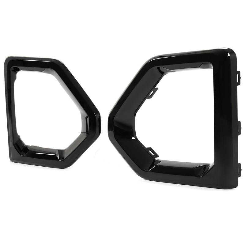 HECASA Pair Fog Light Bezel Cover For GMC Sierra 1500 Denali 2019-2022#84176752 gallery