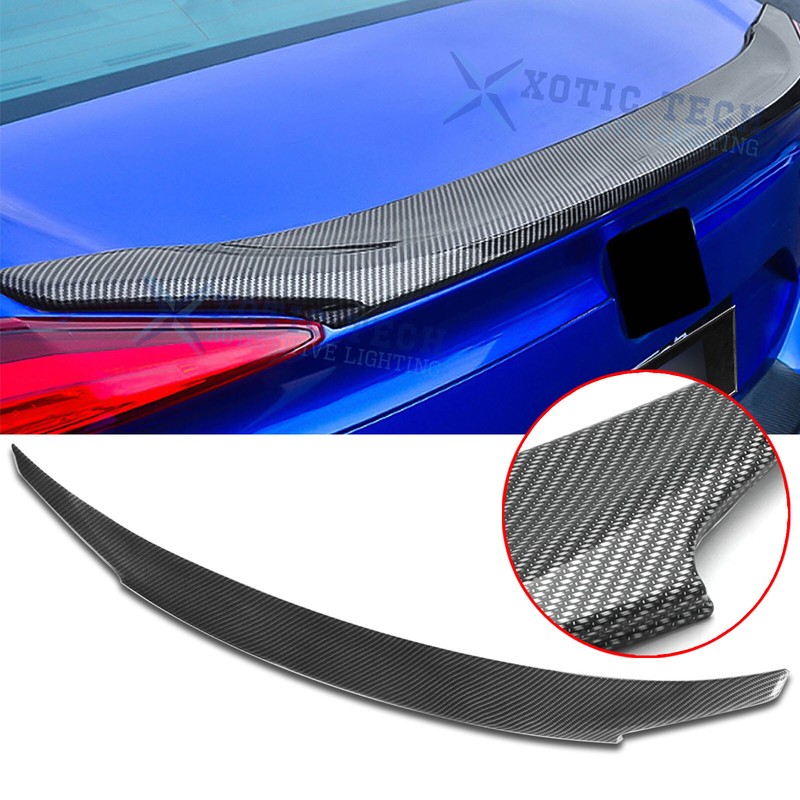 For Honda Civic 10th Gen 4DR JDM Style Carbon Fiber Rear Trunk Lip Wing Spoiler