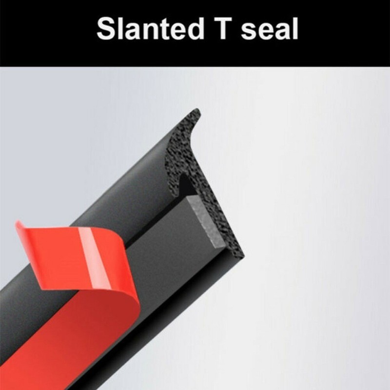 Rubber Seal Edge Trim Strip Lok Car Door Anti-Noise Large 5M T-Type gallery