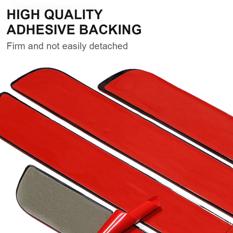 4x Soft Rubber For Volkswagen Car Sedan Door Scuff Sill Cover Panel Protector gallery