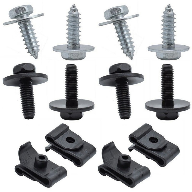 50X Clip Car Door Fender Bumper Panel Fastener Screw Rivets Push Pins Retainer gallery