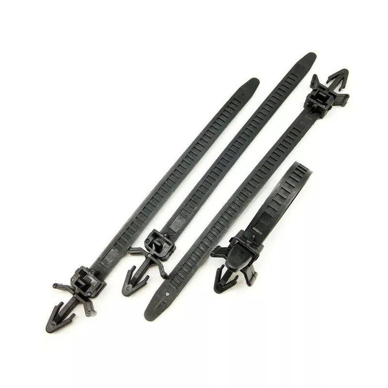 Automotive Push Mount Wire Ties Zip Tie Clips Nylon Wire Harness Clips Fasterner gallery