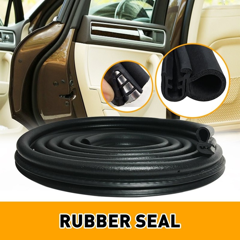 9.8FT Car Rubber Auto Seal Weather Door Strip Window Lock Trunk Hood Edge Trim D